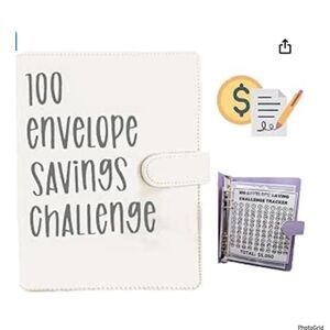 100 envelope savings challenge book kit NEW